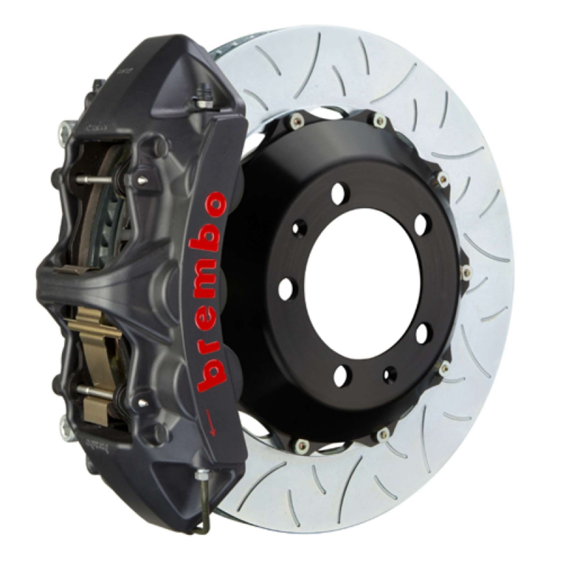 Picture of Brembo 95-99 M3 Front GTS BBK 6 Piston Cast 355x32 2pc Rotor Slotted Type3-Black HA