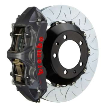 Picture of Brembo 02-21 WRX Front GTS BBK 6 Piston Cast 350x34 2pc Rotor Slotted Type3-Black HA