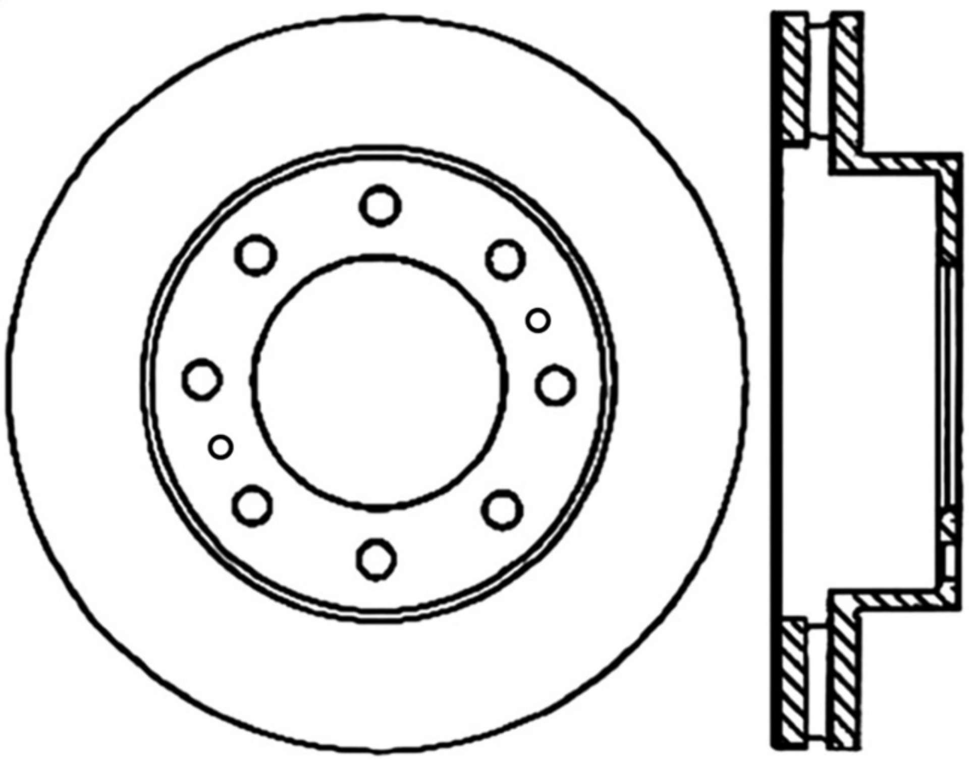 Picture of StopTech 01-09 Chevrolet Silverado 2500HD 3500 Front Left Slotted & Drilled Cryo Rotor