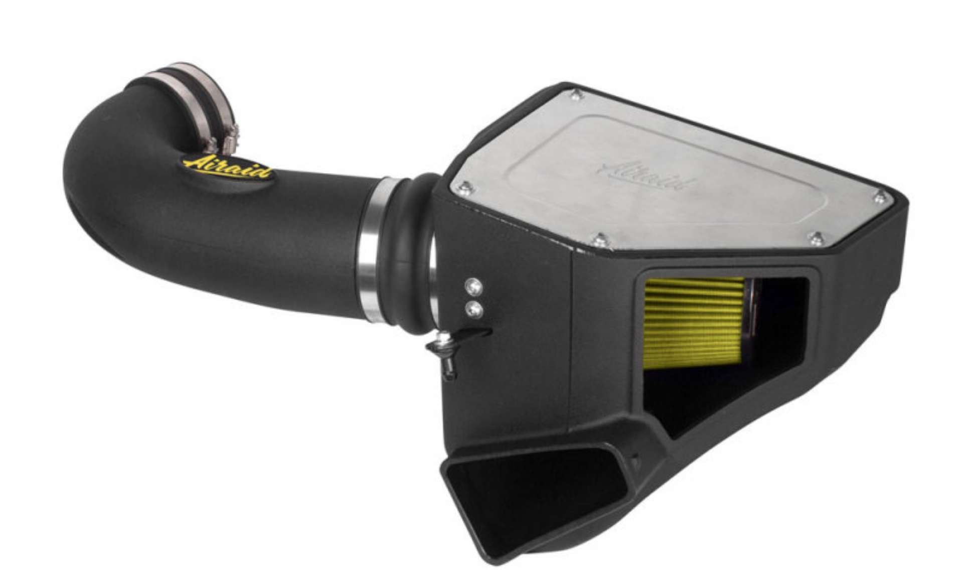 Picture of Airaid 16-20 Chevrolet Camaro SS V8-6-2L Performance Air Intake System Oiled-Yellow Filter