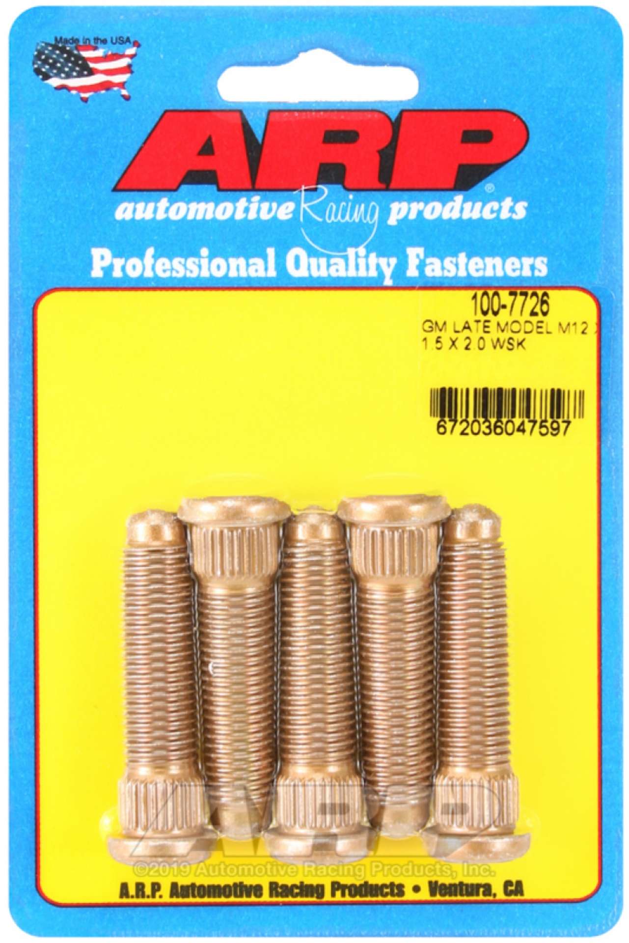 Picture of ARP GM Late Model M12 X 1-5 X 2-0 Wheel Stud Kit