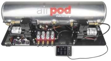 Picture of Ridetech RidePro E5 Air Ride Suspension Control System 5 Gallon Dual Compressor AirPod 1-4in Valves