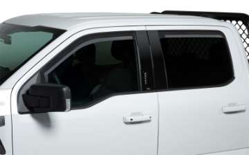 Picture of Putco 19-21 Chevy Silv 1500 Crew-Double Cab Element Matte Black Window Visors Set of 2 Front Only