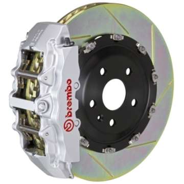 Picture of Brembo 00-02 RS4 Front GT BBK 6 Piston Cast 380x34 2pc Rotor Slotted Type-1-Silver