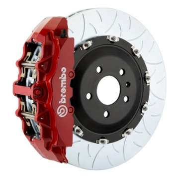 Picture of Brembo 08-14 Challenger SRT-8 Fr GT BBK 6Pis Cast 380x34 2pc Rotor Slotted Type3-Red