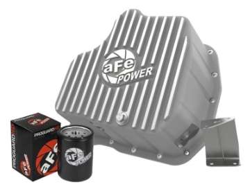 Picture of aFe Power 11-16 GM Diesel 2500HD - 3500HD V8-6-6L TD Street Series Engine Oil Pan Raw w- Machined