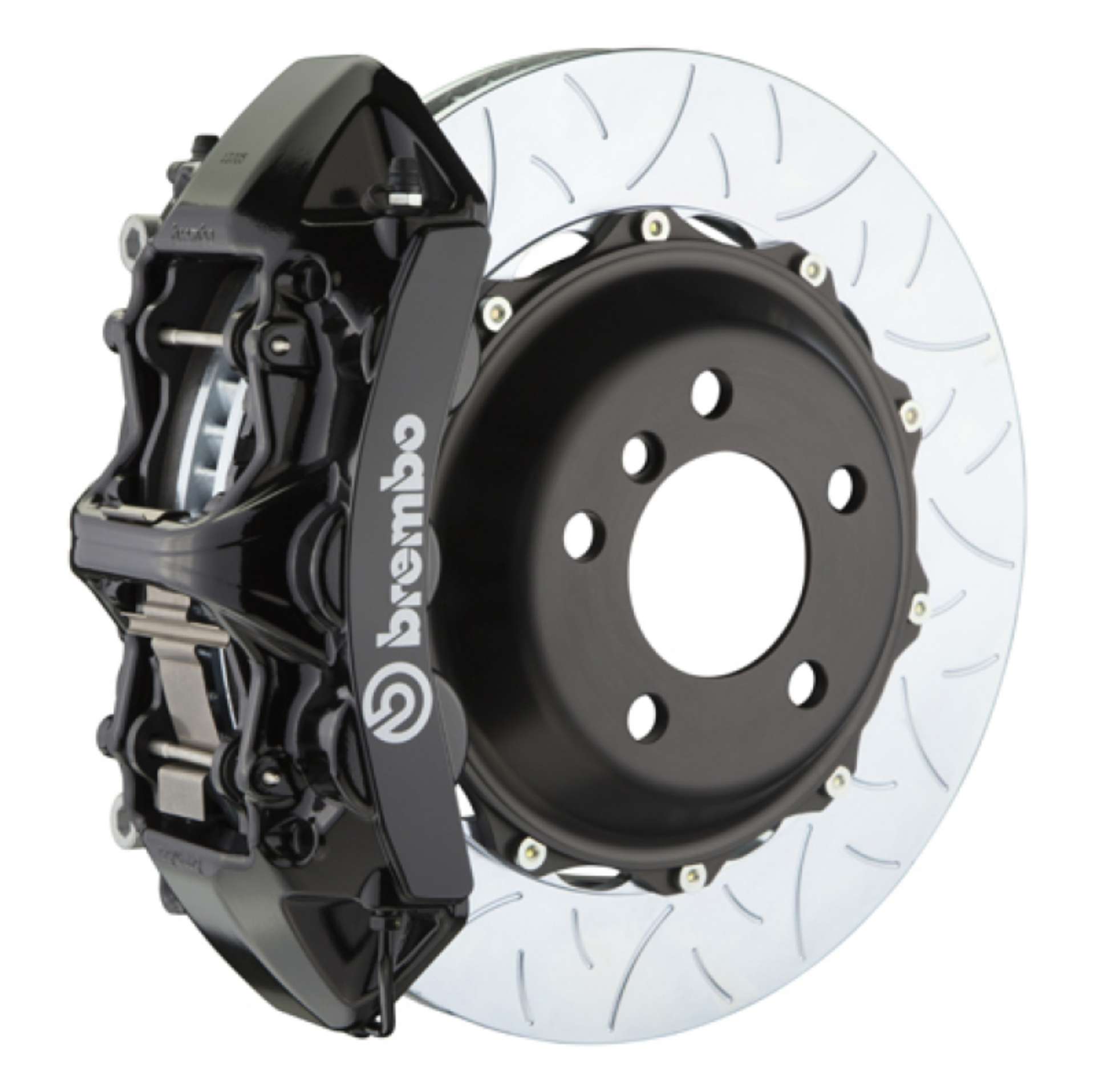 Picture of Brembo 02-05 996 GT2 Front GT BBK 6 Piston Cast 380x32 2pc Rotor Slotted Type3-Black