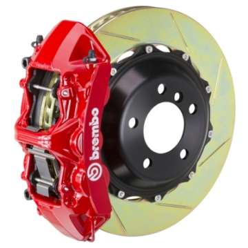 Picture of Brembo 88-91 Testarossa Front GT BBK 6 Piston Cast 380x32 2pc Rotor Slotted Type-1-Red