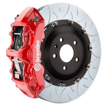 Picture of Brembo 08-13 BMW M3-11-12 1M Front GT BBK 6 Piston Cast 380x34 2pc Rotor Slotted Type3-Red