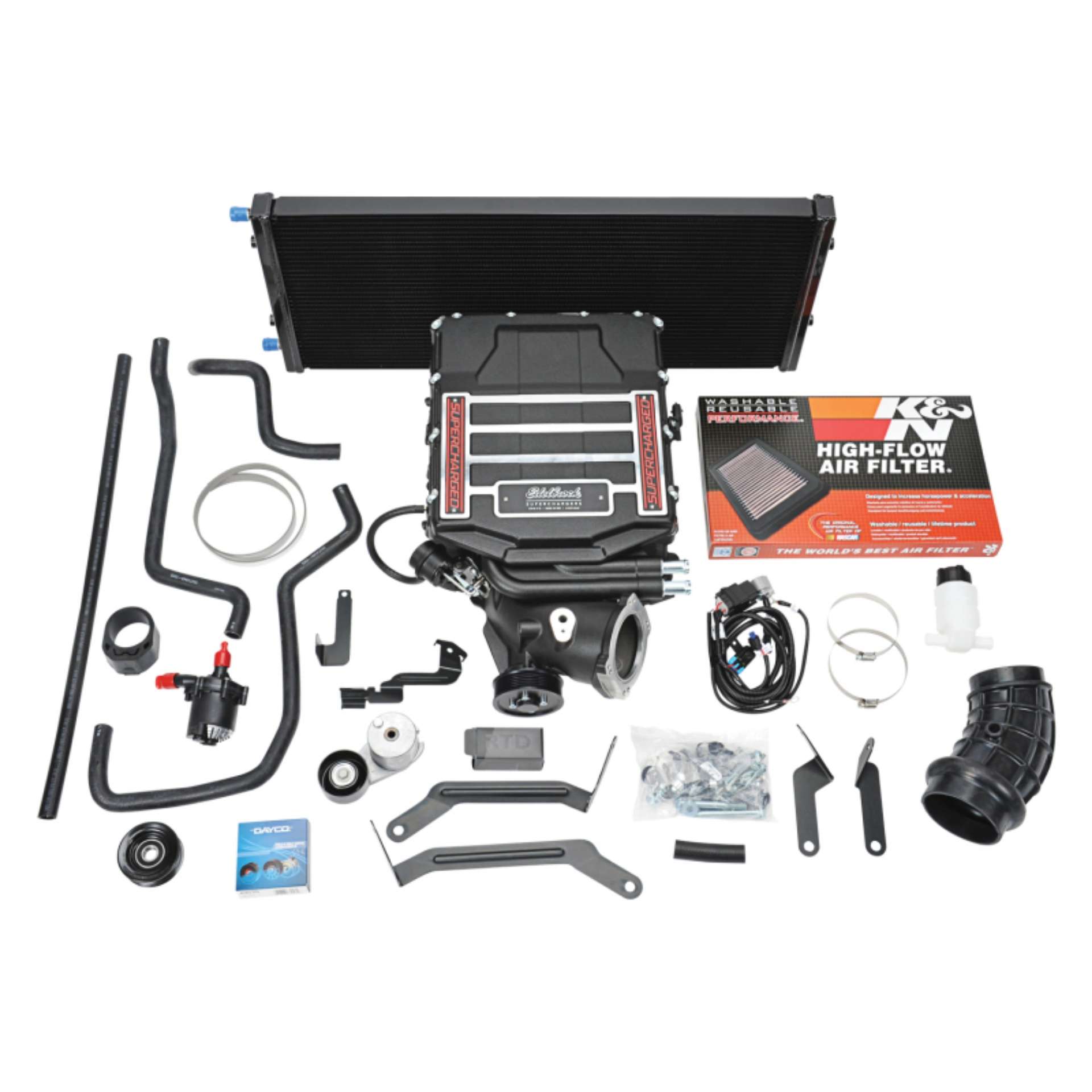 Picture of Edelbrock Supercharger E-Force Supercharger System 19-21 GM Truck-SUV R2650 DP3C 5-3L