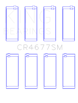 Picture of King Opel 1-6L Turbo A16LET-A16NET-Z16LET Size STD Connecting Rod Bearing Set