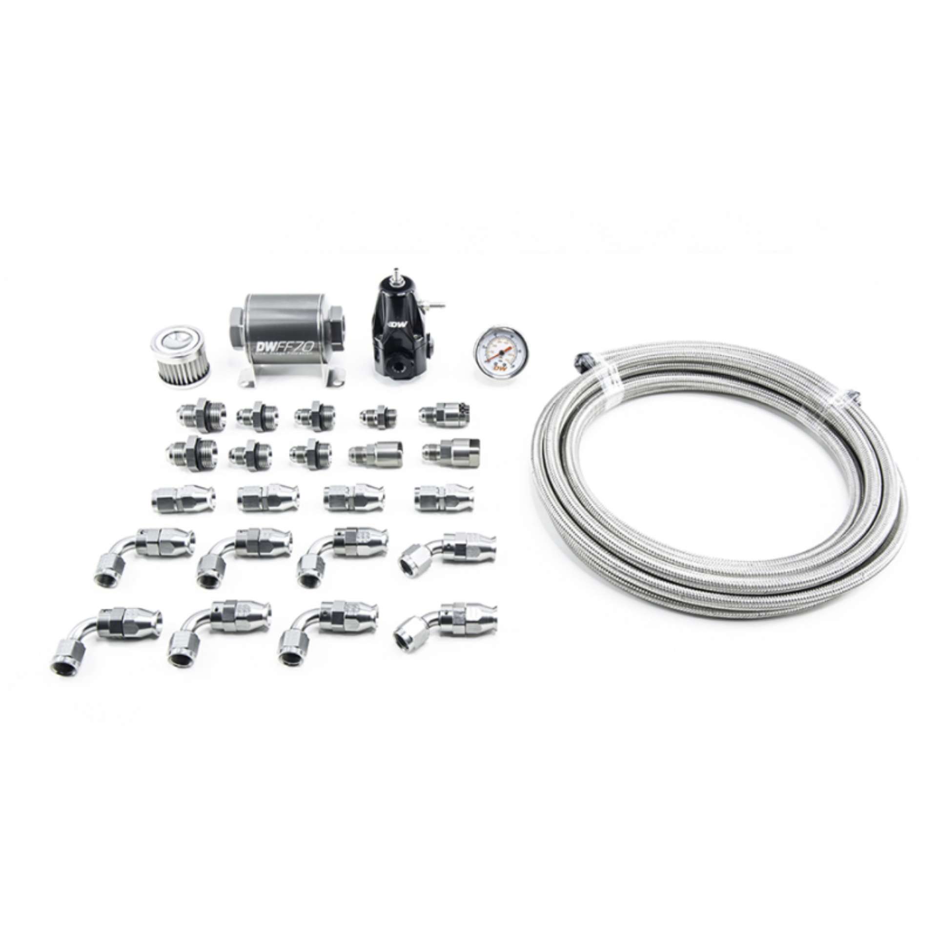 Picture of DeatschWerks 10-15 Chevy Camaro X2 Series Pump Module -6AN PTFE Plumbing Kit