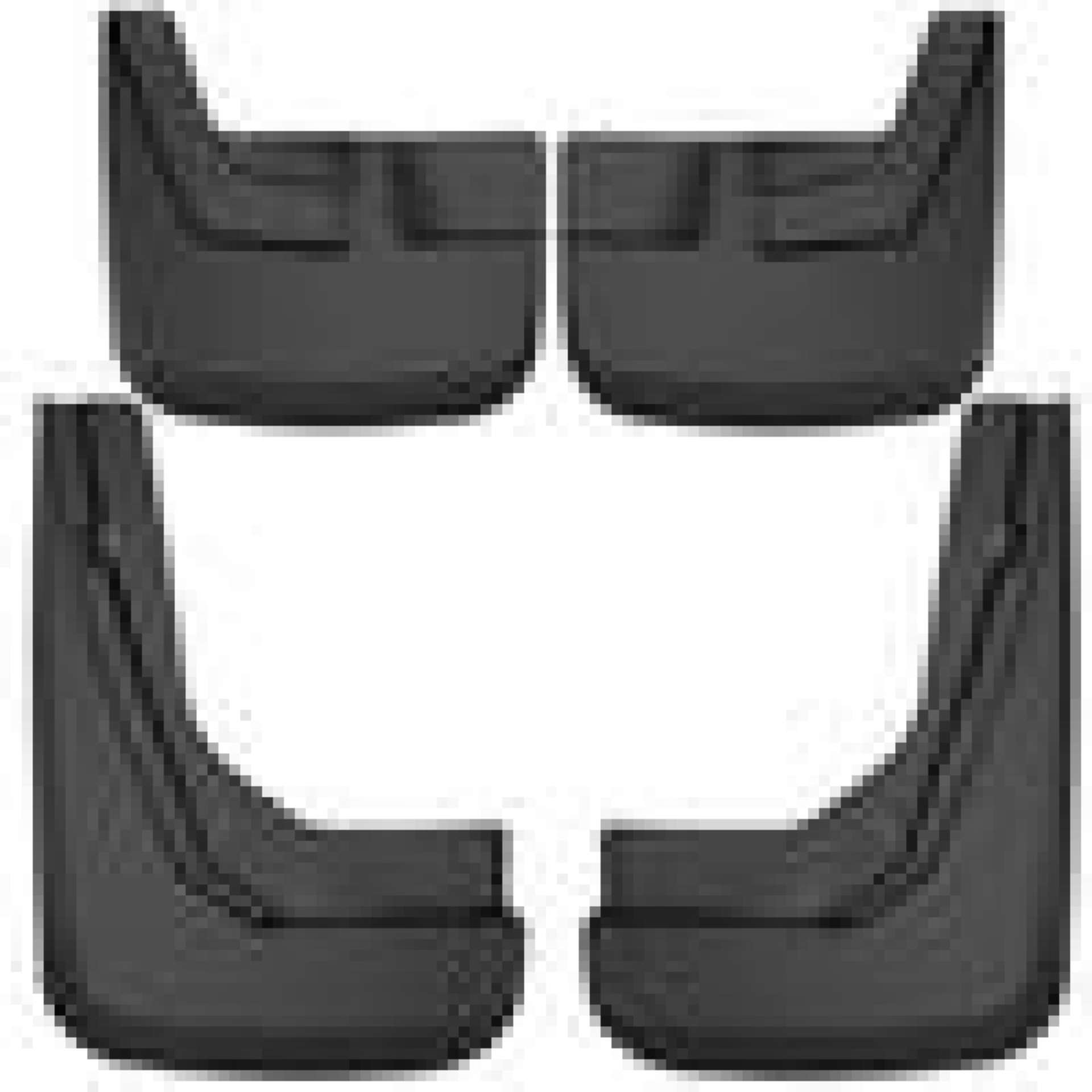 Picture of Husky Liners 21-23 Suburban-Tahoe-Yukon XL w-o Power Running Boards Front-Rear Mud Guards - BLK