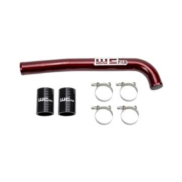 Picture of Wehrli 19-23 Cummins 6-7L Upper Coolant Pipe - WCFab Red