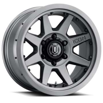 Picture of ICON Rebound Pro 17x8-5 5x5 -6mm Offset 4-5in BS 71-5mm Bore Titanium Wheel