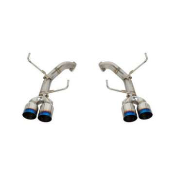 Picture of Remark 11-14 Subaru WRX-STI GR GV Sedan Axle Back Exhaust w-Burnt Stainless Steel Single Wall Tip