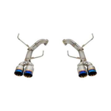 Picture of Remark 11-14 Subaru WRX-STI GR GV Sedan Axle Back Exhaust w-Burnt Stainless Steel Double Wall Tip