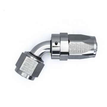 Picture of DeatschWerks 8 AN Female Flare Swivel 60-degree Hose End CPE - Anodized DW Titanium