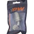 Picture of DeatschWerks 8 AN Female Flare Swivel 60-degree Hose End CPE - Anodized DW Titanium