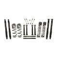 Picture of Skyjacker 97-02 Jeep TJ 4in D-Rate Long Travel Kit w- Adj- FR-RR Lower Flex Links-Black Max Shocks