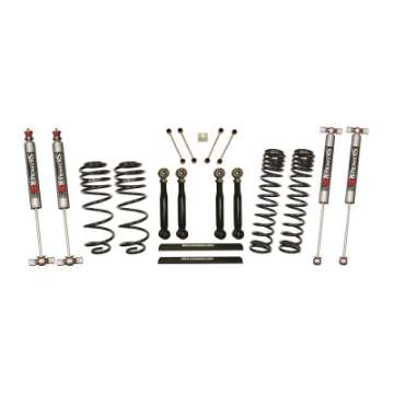 Picture of Skyjacker 97-02 Jeep TJ 4in D-Rate Long Travel Kit w- Adj FR-RR Lower Flex Links-M95 Monotube Shocks