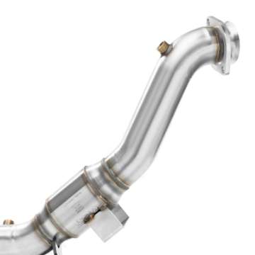 Picture of Kooks 15-17 Ford Mustang 2-3L EcoBoost 3in x 2-25in SS GREEN Catted OEM Downpipe