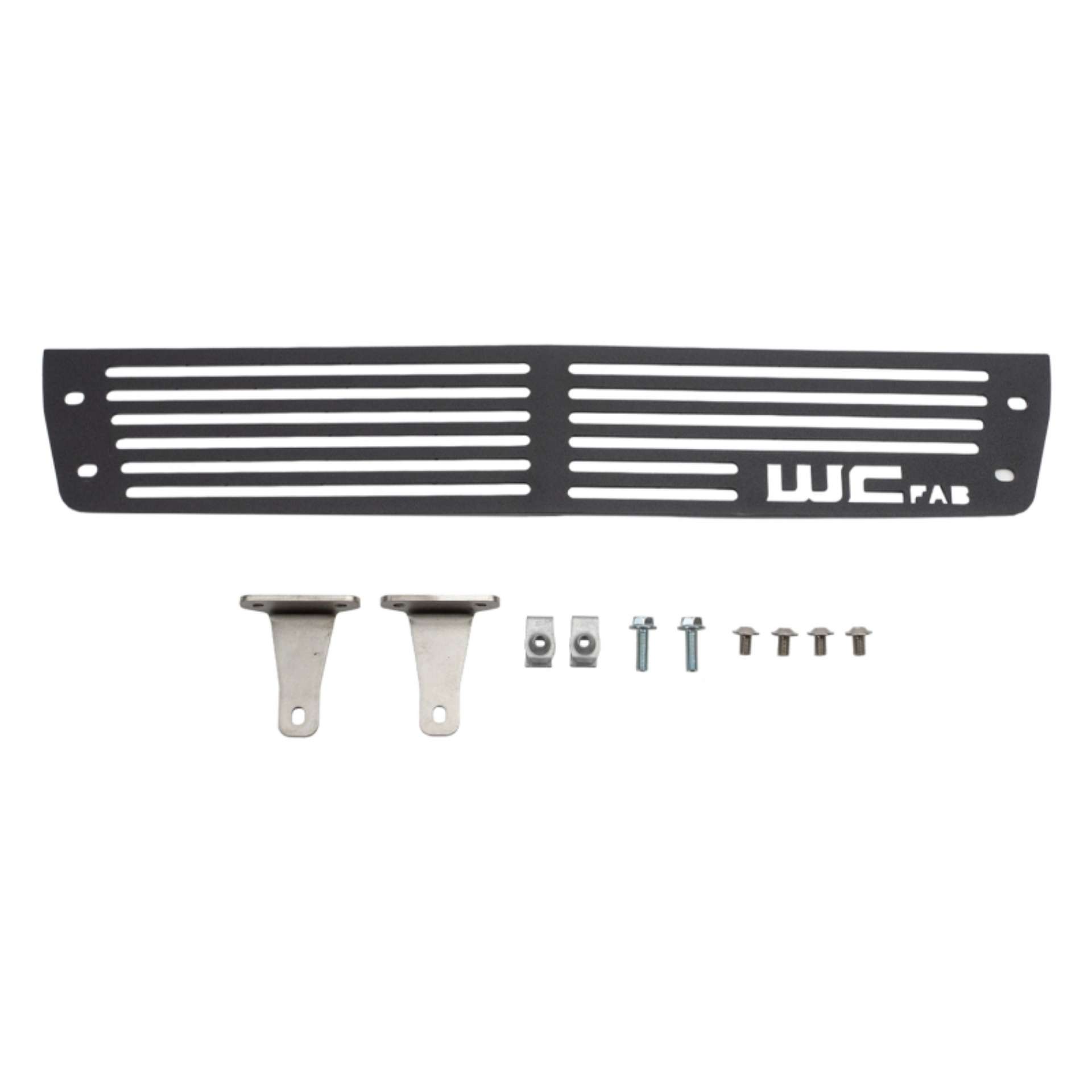 Picture of Wehrli 15-19 GMC Sierra 6-6L LML-L5P Duramax Bumper Grille - Fine Texture Black Powder Coat Finish