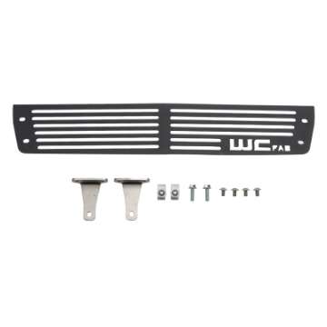 Picture of Wehrli 15-19 GMC Sierra 6-6L LML-L5P Duramax Bumper Grille - Fine Texture Black Powder Coat Finish