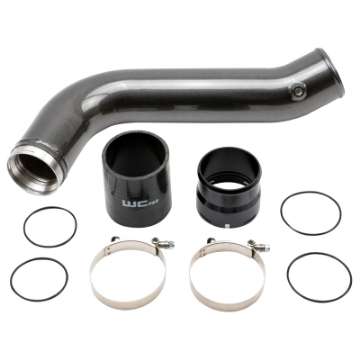 Picture of Wehrli 20-24 Chevrolet 6-6L L5P Duramax Passenger Side 3-5in Intercooler Pipe - Candy Blue