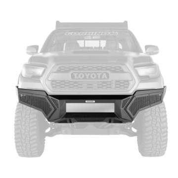 Picture of Go Rhino 16-21 Toyota Tacoma Element Front Bumper with Fixed Light Bar Mount Textured Black