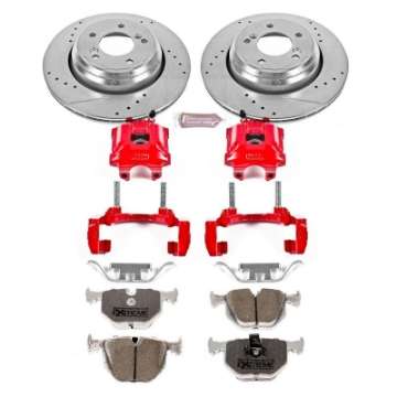 Picture of Power Stop 01-06 BMW M3 Rear Z26 Street Warrior Brake Kit w-Calipers