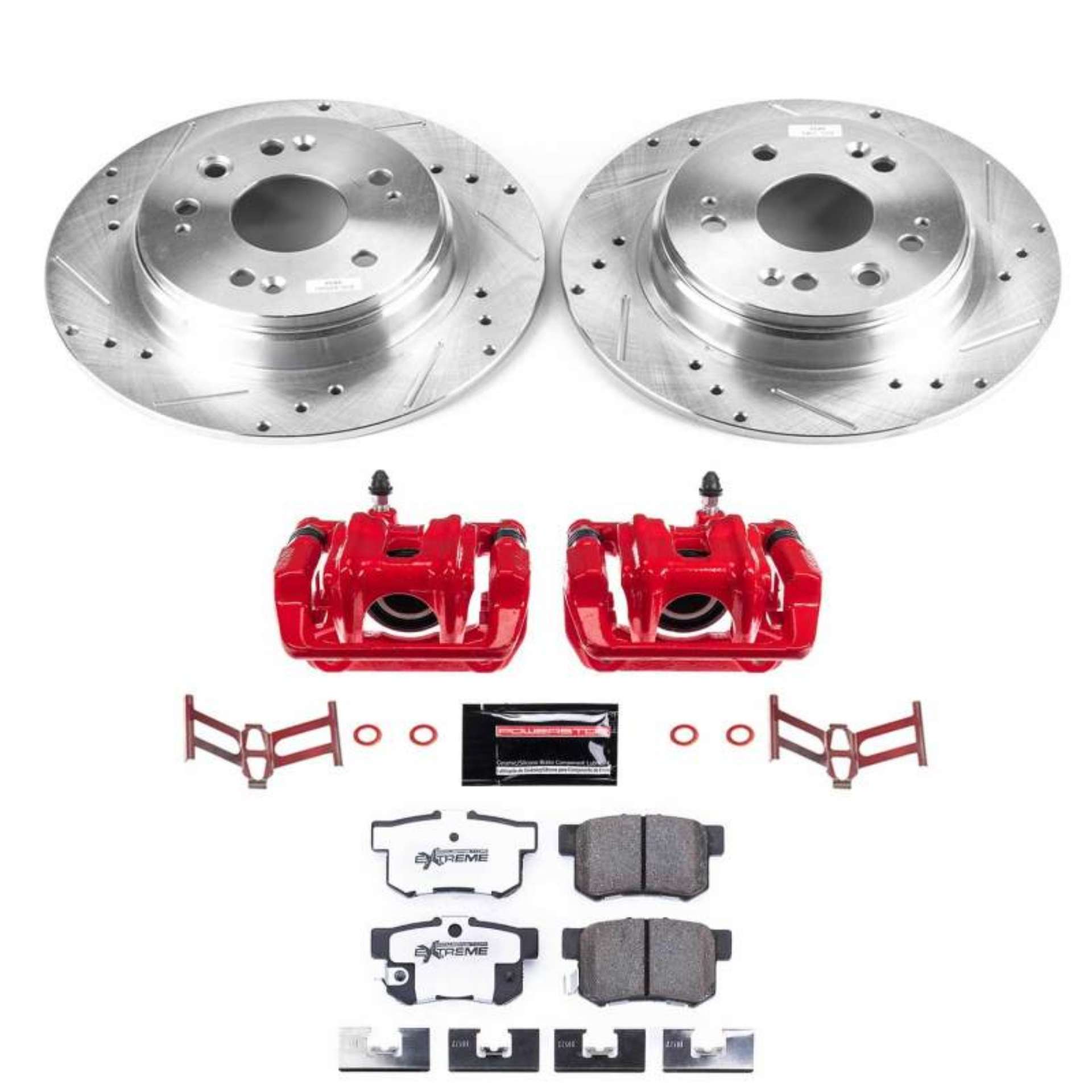 Picture of Power Stop 02-04 Honda CR-V Rear Z26 Street Warrior Brake Kit w-Calipers