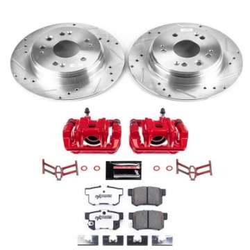 Picture of Power Stop 02-04 Honda CR-V Rear Z26 Street Warrior Brake Kit w-Calipers