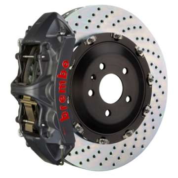 Picture of Brembo 93-98 Supra Front GTS BBK 6 Piston Cast 380x34 2pc Rotor Drilled-Black HA