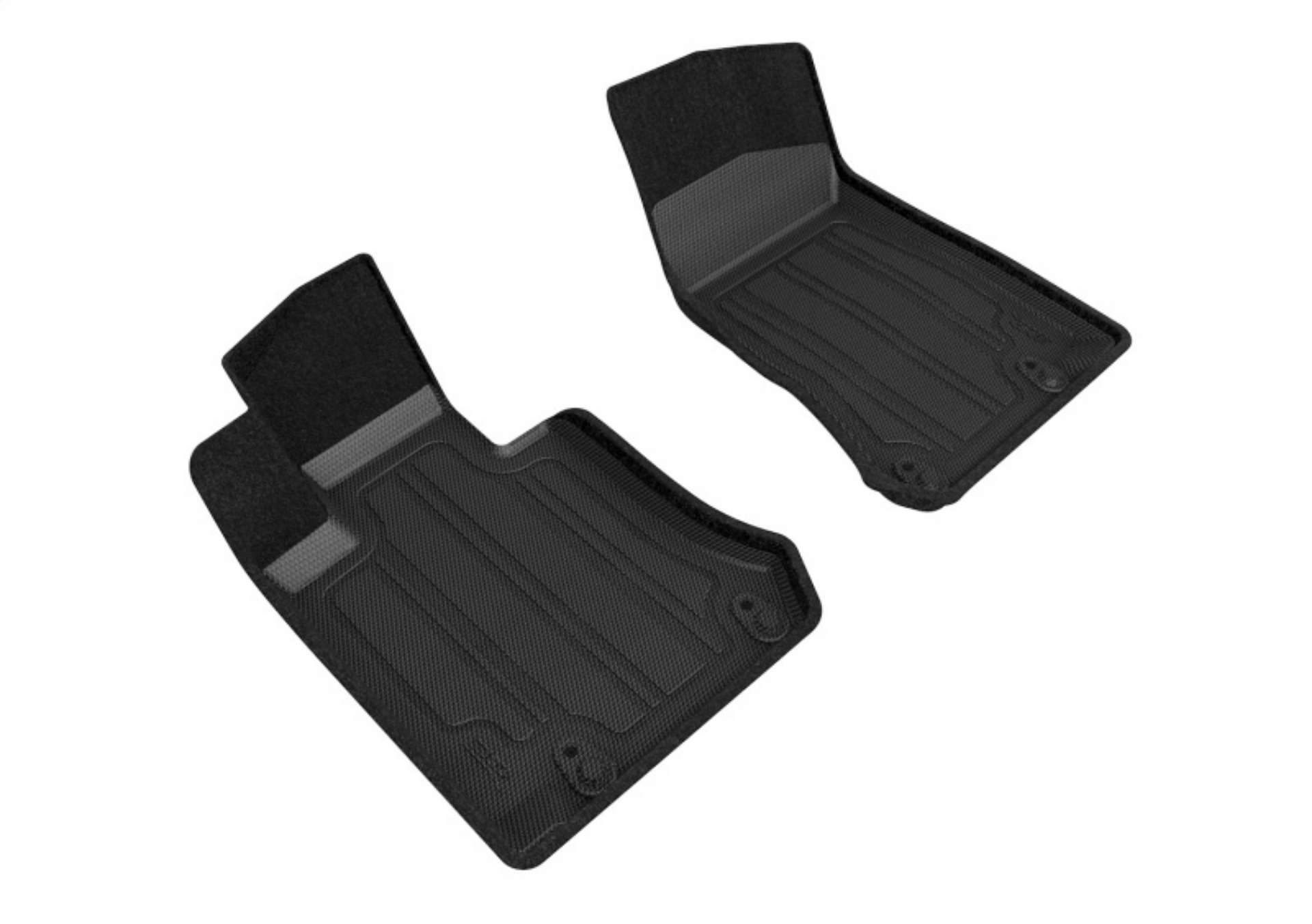 Picture of 3D MAXpider 16-21 Mercedes-Benz GLC-Class X205 Elegant Hybrid 1st Row Floormat - Black