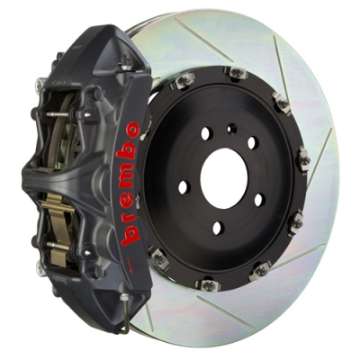 Picture of Brembo 93-98 Supra Front GTS BBK 6 Piston Cast 380x34 2pc Rotor Slotted Type-1-Black HA