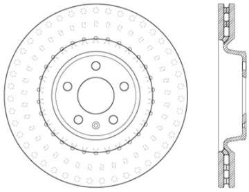 Picture of StopTech 12-13 Audi A6 Quattro-11-12 A7 Quattro - 10-13 S4 Front Left Cryo Slotted Rotor