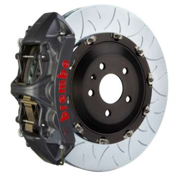 Picture of Brembo 08-13 BMW M3-11-12 1M Front GTS BBK 6 Piston Cast 380x34 2pc Rotor Slotted Type3-Black HA