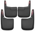 Picture of Husky Liners 20-23 Chevrolet Silverado 2500-3500 HD Excl- Dually Front-Rear Mud Guards - Black