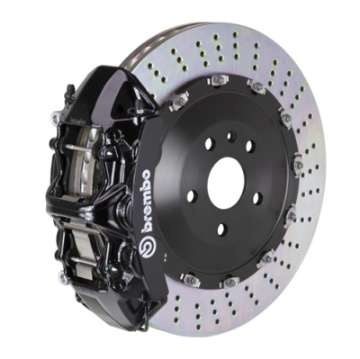 Picture of Brembo SS Front GT BBK 6 Piston Cast 405x34 2pc Rotor Drilled-Black