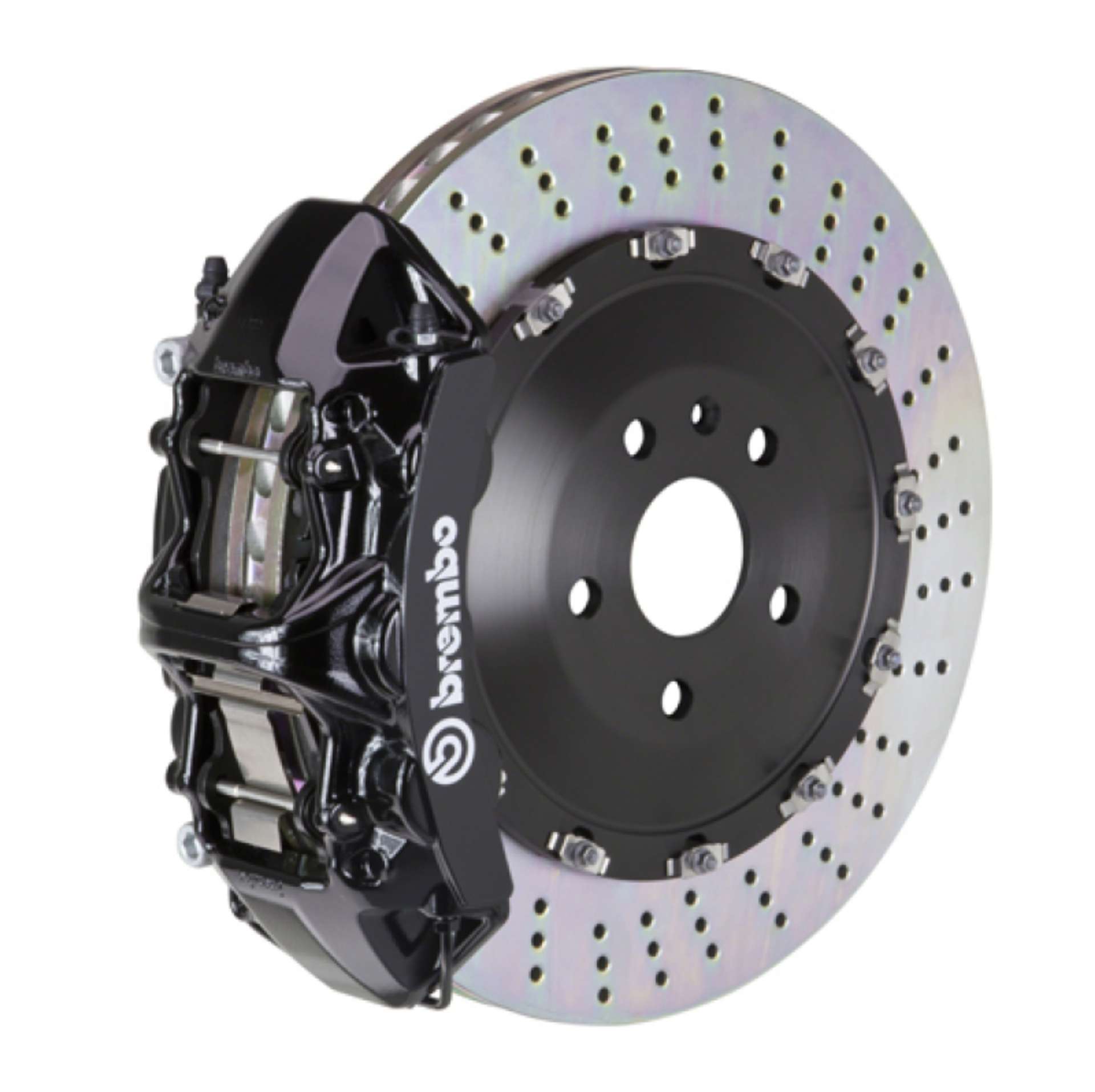 Picture of Brembo 06-13 S350 Front GT BBK 6 Piston Cast 405x34 2pc Rotor Drilled-Black