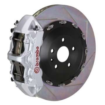 Picture of Brembo SS Front GT BBK 6 Piston Cast 405x34 2pc Rotor Slotted Type-1-Silver