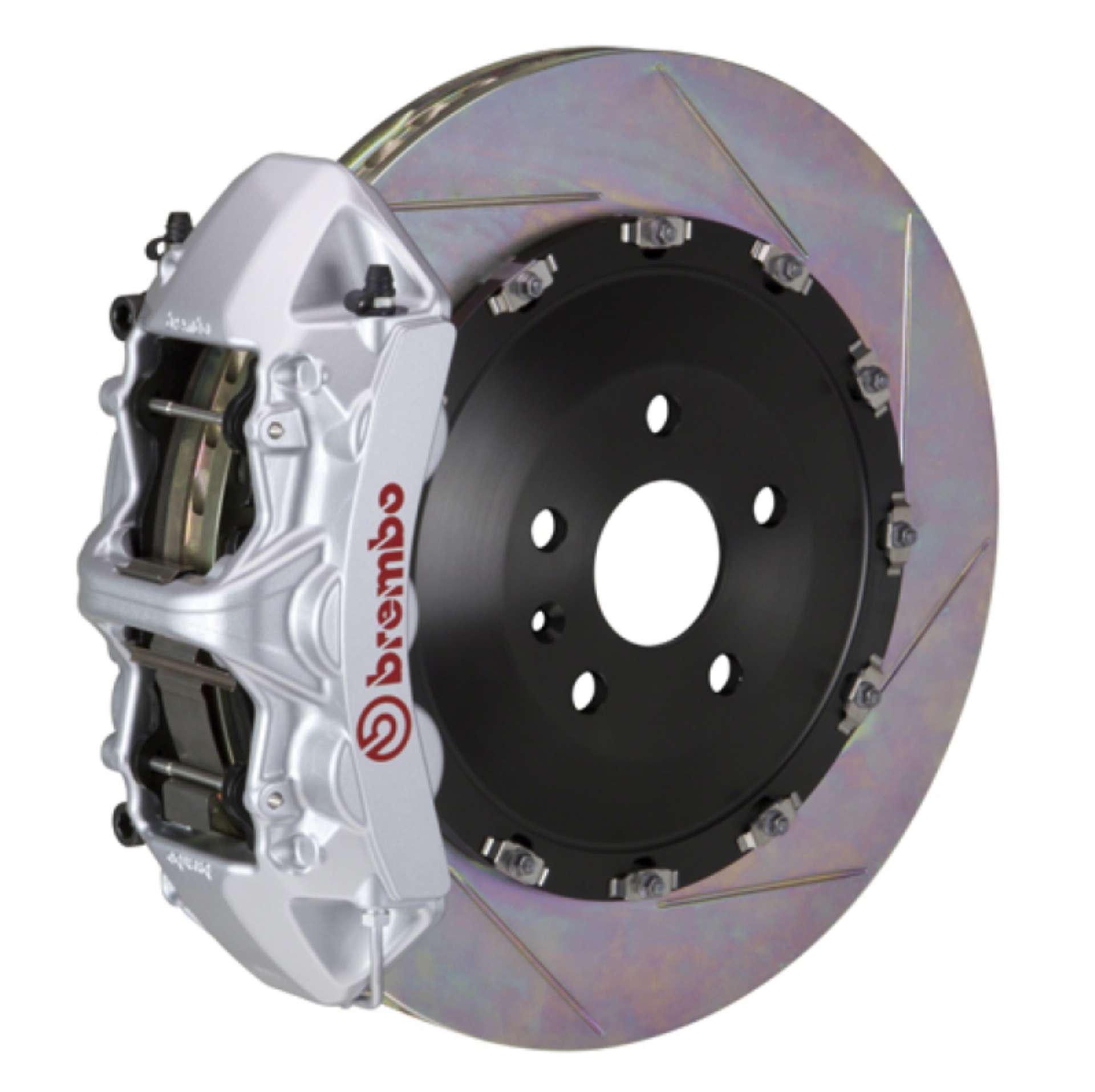 Picture of Brembo 06-13 S350 Front GT BBK 6 Piston Cast 405x34 2pc Rotor Slotted Type1-Silver