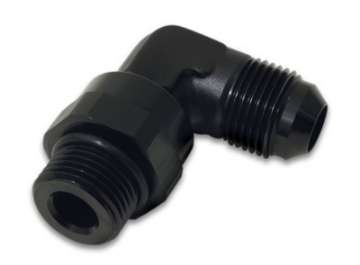 Picture of Vibrant -12AN Male Flare to Male -12AN ORB Swivel 90 Degree Adapter Fitting - Anodized Black