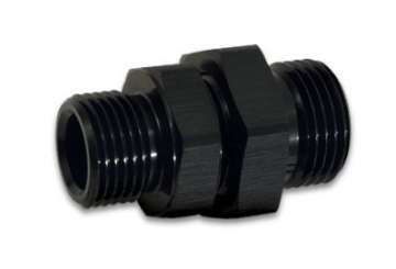 Picture of Vibrant -8AN ORB Male to Male Union Adapter - Anodized Black