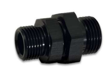 Picture of Vibrant -10AN to -8AN ORB Male to Male Union Adapter - Anodized Black