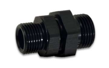 Picture of Vibrant -12AN ORB Male to Male Union Adapter - Anodized Black