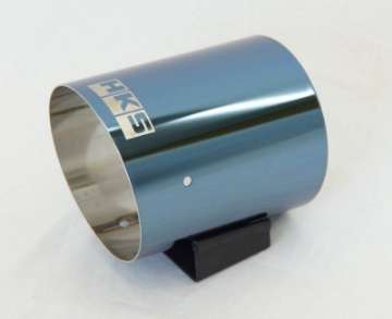 Picture of HKS Hi-Power SPEC-L Tail Tip Cover 94mm - Blue-SUS Tip