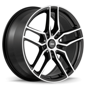 Picture of Konig Intention 20x8-5 5x120 ET40 Gloss Black - Machine Face