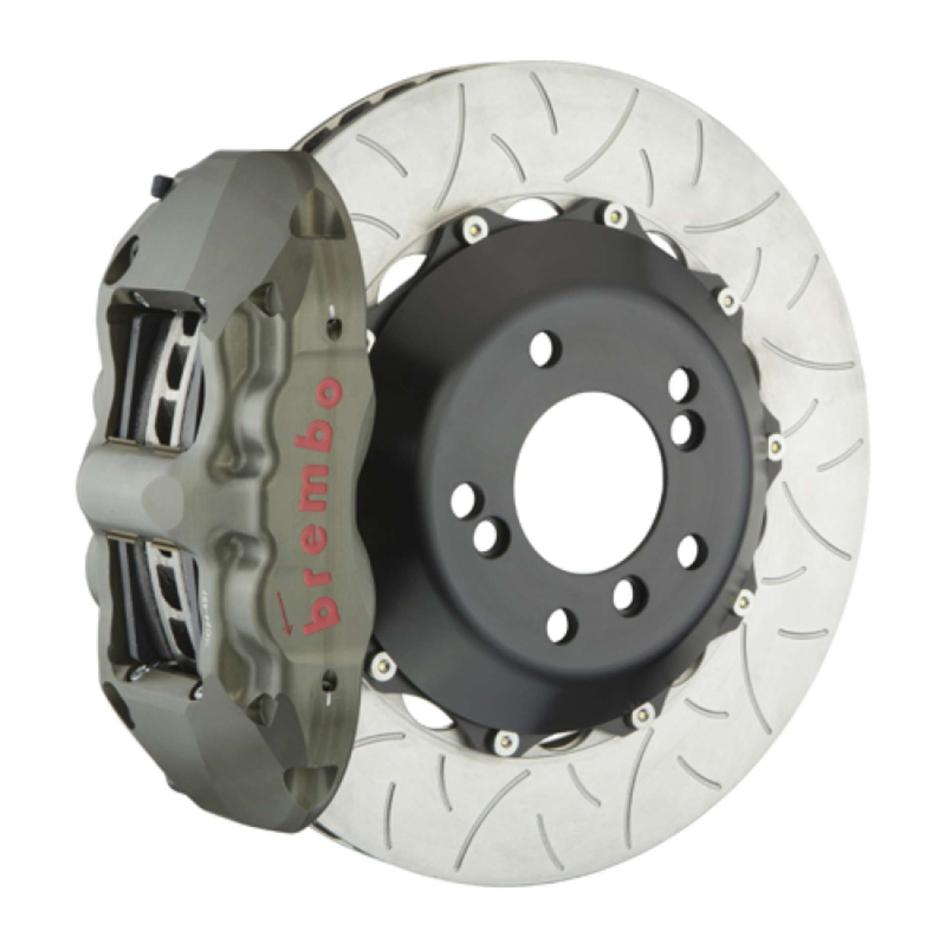 Picture of Brembo 95-98 993 C4S-993 Turbo PISTA Rear Race BBK 4 Piston Forged332x32x54a 2pc Rotor T3-Clear HA